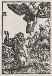 The Fall and Redemption of Man: The Message of the Angel to Joachim by Albrecht Altdorfer