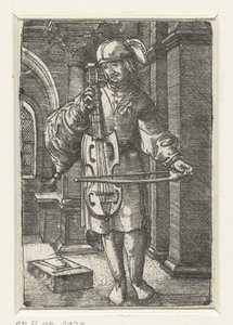 Fiddler by Albrecht Altdorfer