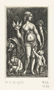Venus with Two Putti by Albrecht Altdorfer