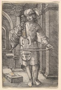 Violin Player by Albrecht Altdorfer
