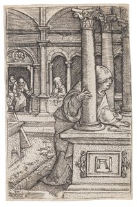 Virgin Mary Searching for the Twelve-Year-Old Jesus in the Temple by Albrecht Altdorfer
