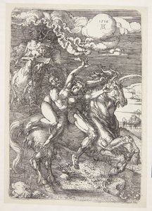 Abduction on a Unicorn by Albrecht Dürer