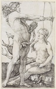 Apollo and Diana by Albrecht Dürer
