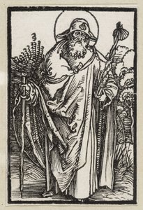 Apostle James the Greater (63 Religious Scenes) by Albrecht Dürer