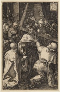 Bearing of the Cross (from the Engraved Passion) by Albrecht Dürer