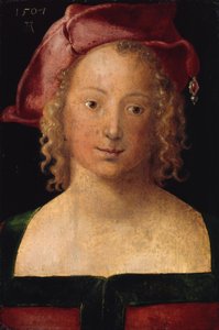 Portrait of a Girl with a Red Beret by Albrecht Dürer