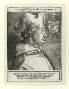 Cardinal Albert of Brandenburg, 1523