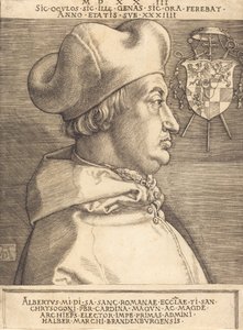 Cardinal Albrecht of Brandenburg Large Cardinal