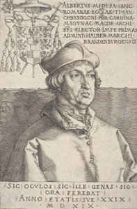 Cardinal Albrecht of Brandenburg by Albrecht Dürer