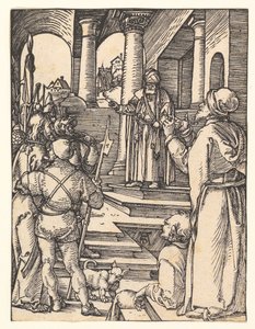Christ Before Pilate, from "The Small Passion" by Albrecht Dürer