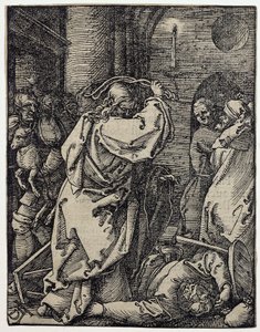 Christ Driving the Moneychangers from the Temple, No. 7 from the Series “The Small Passion”
