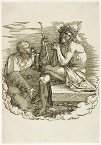 Christ, Man of Sorrows, Mocked by a Soldier (frontispiece from The Large Passion)