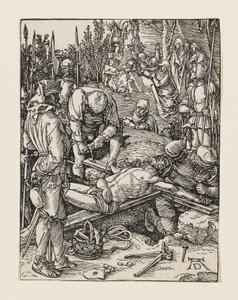 Christ Nailed to the Cross by Albrecht Dürer