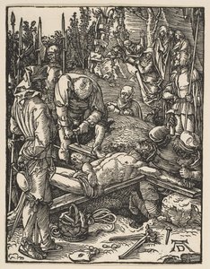 Christ Nailed to the Cross, from The Small Passion by Albrecht Dürer