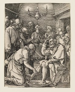 Christ Washing the Feet of Disciples by Albrecht Dürer