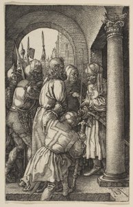 Christ before Pilate, from "The Passion" by Albrecht Dürer