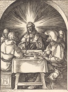 Christ in Emmaus by Albrecht Dürer