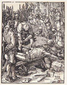 Christ Nailed to the Cross by Albrecht Dürer