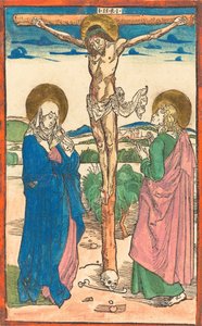 Christ on the Cross Between the Virgin and Saint John