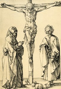 Christ on the Cross with Mary and John