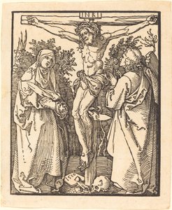 Christ on the Cross with Mary and Saint John by Albrecht Dürer