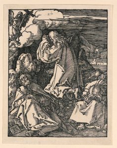 Christ on the Mount of Olives (The Agony in the Garden), from The Little Passion Series by Albrecht Dürer