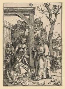 Christ Taking Leave of His Mother (Life of Mary) by Albrecht Dürer