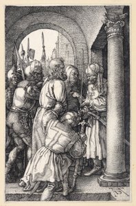 Christ Before Pilate (Engraving Passion) by Albrecht Dürer