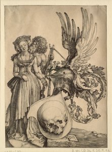 Coat-of-Arms with a Skull by Albrecht Dürer