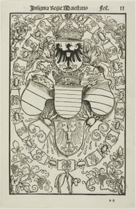 Coat of Arms of Maximilian I as King of the Romans by Albrecht Dürer