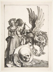 Coat of Arms with a Skull by Albrecht Dürer