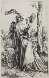 The Lovers and Death (The Walk) by Albrecht Dürer