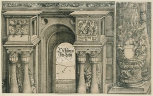 The Triumphal Arch of Emperor Maximilian I: The Arch of the Left Portal by Albrecht Dürer
