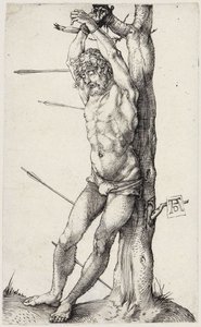 Saint Sebastian at the Tree by Albrecht Dürer