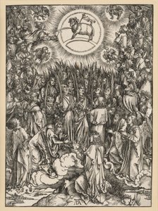 The Adoration of the Lamb on Mount Zion (Apocalypse) by Albrecht Dürer