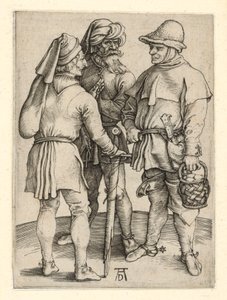Three Farmers in Conversation by Albrecht Dürer