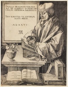 Erasmus of Rotterdam by Albrecht Dürer