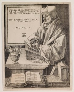 Erasmus of Rotterdam by Albrecht Dürer