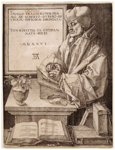 Erasmus of Rotterdam by Albrecht Dürer