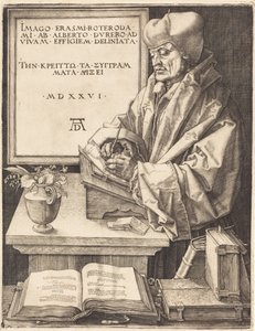 Erasmus of Rotterdam by Albrecht Dürer