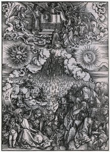 Opening of the Fifth and Sixth Seals, IV. Figure, Plate 6 from the Series 