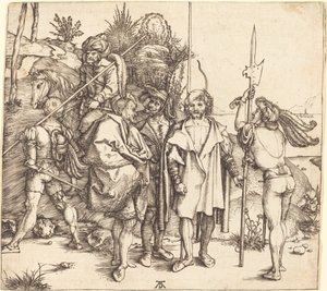 Five Soldiers and a Turk on Horseback by Albrecht Dürer