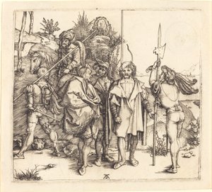 Five Soldiers and a Turk on Horseback by Albrecht Dürer