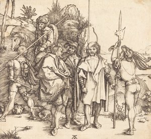 Five Soldiers and a Turk on Horseback, 1495-1496
