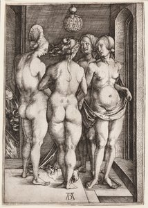 Four Naked Women (The Four Witches) by Albrecht Dürer