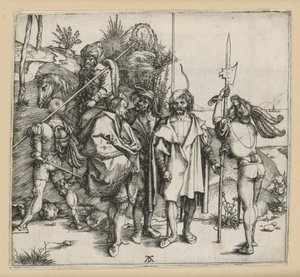 Five Soldiers and a Turk on a Horse by Albrecht Dürer