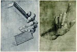 Hand with Book by Albrecht Dürer