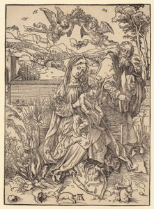 Holy Family with the Three Hares by Albrecht Dürer
