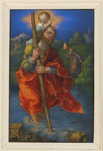 Saint Christopher Facing Right by Albrecht Dürer