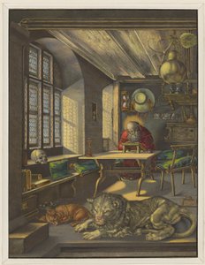 Saint Jerome in His Study by Albrecht Dürer